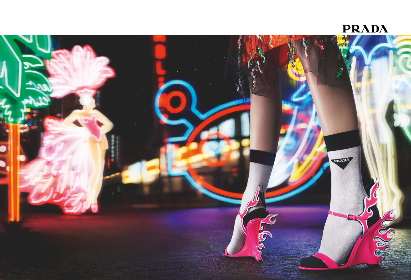 Prada Launches Fall/Winter 2018 Womenswear Campaign 'Neon Dream
